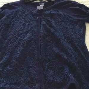 Ladies lace front cardigan
